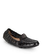 Cole Haan Sadie Woven Leather Loafers