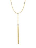 Saks Fifth Avenue 14k Two-tone Gold Tassellariat Necklace