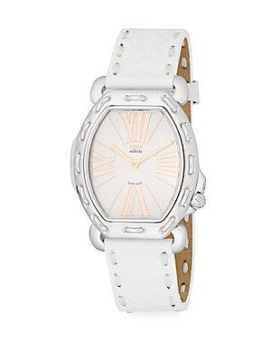 Fendi Timepieces Selleria Rectangular Stainless Steel Watch