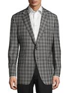 Tom Ford Classic-fit Wool Notch-lapel Plaid Jacket