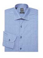 Ike By Ike Behar Regular-fit Marcus Diagonal Check Button-down Shirt