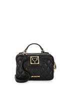 Love Moschino Quilted Mini Top Handle Bag
