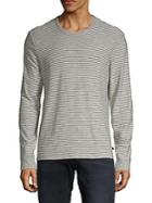 7 For All Mankind Striped Long-sleeve Tee