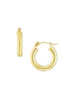 Saks Fifth Avenue 14k Yellow Gold Tube Hoop Earrings