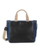 French Connection Large Maxine Faux Leather Satchel