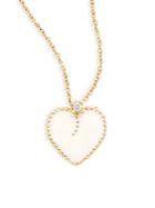 Roberto Coin Diamond & 18k Yellow Gold Heart Pendant Necklace