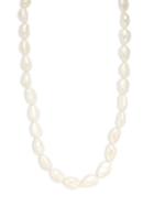 Masako 14k Yellow Gold & 9-10mm White Baroque Freshwater Pearl Necklace