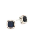 John Hardy Sterling Silver & Labradorite Stud Earrings