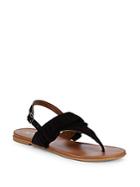 Seychelles Heavy Hitter Slingback Thong Suede Sandals