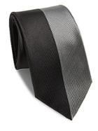 Versace Collection Medallion Ribbed Raw-silk Tie
