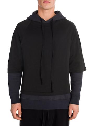Unravel Project T-shirt Layered Hoodie
