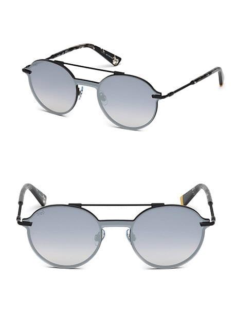 Web Round Frame Sunglasses