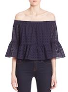 Likely Stockton Off-the-shoulder Top