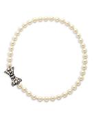 Miriam Haskell 8mm Faux Pearl Necklace