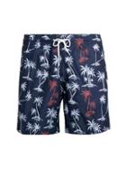Trunks Sano Palm-print Swim Shorts