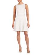 Vince Camuto Textured A-line Dress