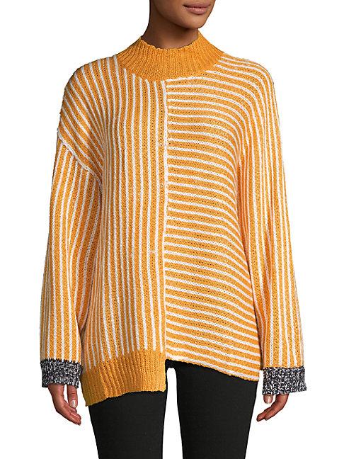 Avantlook Highneck Stripe Sweater