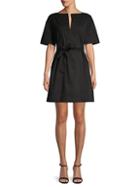 Theory Tie-front Shift Dress