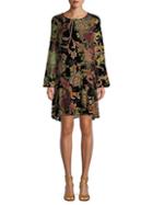 Abs Floral-print Mini Dress