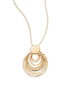 Kenneth Jay Lane Couture Collection Multi-circle Pendant