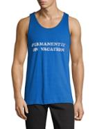 Body Rags Clothing Co Graphic Roundneck Cotton Tank Top