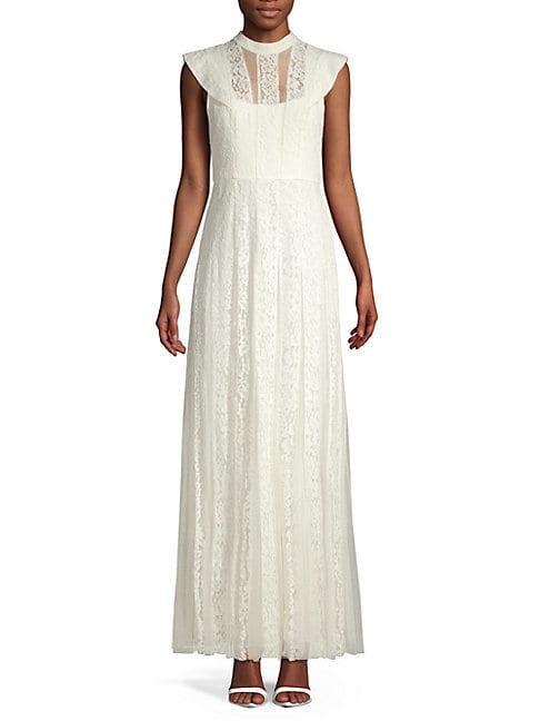 Bcbgmaxazria Lace Tulle Gown