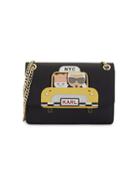 Karl Lagerfeld Paris Maybelle Faux Pearl Embellished Taxi Crossbody Bag