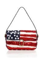 Marc Jacobs American Flag Sequin Python Shoulder Bag
