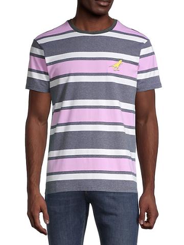 Russell Park Striped Stretch-cotton Tee