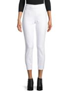 Nydj High-rise Stretch-cotton Cropped Pants