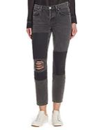 Iro Lep Patched Distressed Jeans