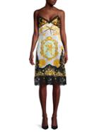 Versace Empire Cotton-blend Dress