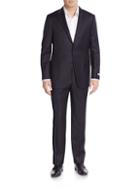 Hickey Freeman Classic Fit Solid Wool Suit