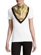 Versace Carre Printed Square-shaped Foulard Scarf