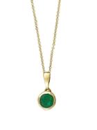 Effy Brasilica Emerald And 14k Yellow Gold Pendant Necklace