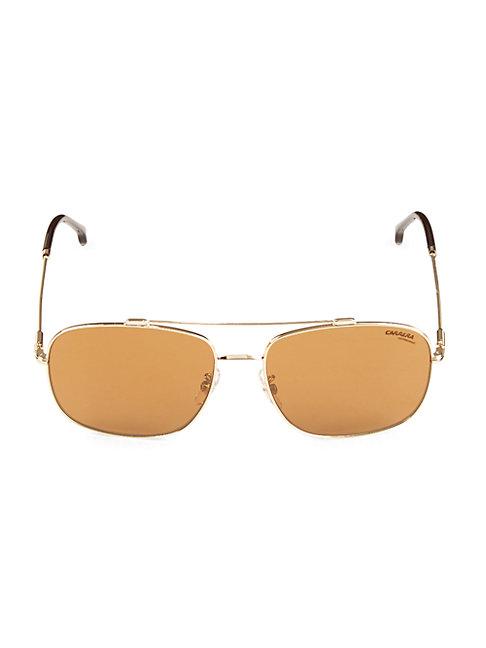 Carrera 60mm Browline Square Sunglasses
