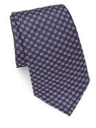 Saks Fifth Avenue Made In Italy Floral Link Silk Tie