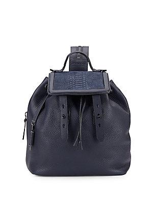 Mackage Tanner Leather And Suede Backpack