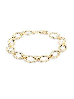 Royal Chain 14k Yellow Gold Chain Bracelet