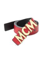 Mcm Letter Leather Belt