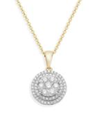 Effy 18k Gold & Diamond Circle Pendant Necklace