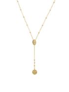 Saks Fifth Avenue 14k Yellow Gold Disk Pendant Necklace