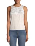 Free People Window Lace-trimmed Tank Top