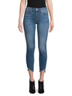 7 For All Mankind Gwenevere Frayed-cuff Cropped Jeans