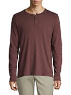 Atm Anthony Thomas Melillo Classic-fit Striped Long-sleeve Henley
