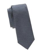 Hugo Geometric Silk Slim Tie