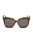 Roberto Cavalli 57mm Squared Cat Eye Sunglasses