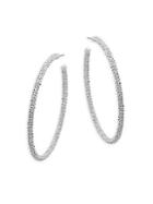 Adriana Orsini Crystal Hoop Earrings