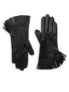 Maison Fabre Cowboy Fringe Leather Gloves