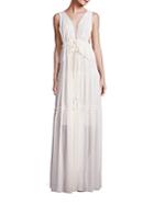 See By Chlo Sleeveless Pleated Gown